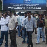 Vijay Fans at Devi Cinemas - Pictures | Picture 105484